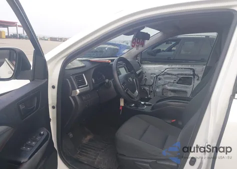 2018 Toyota Highlander Le from USA, damaged, VIN 5TDZZRFH7JS249702